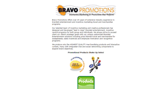 Desktop Screenshot of bravopromotions.com